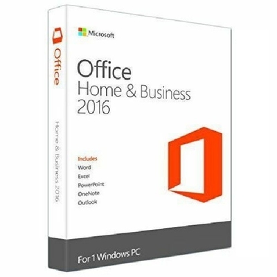 Microsoft Office-Huis & Bedrijfs 2016 Kleinhandelsdoos