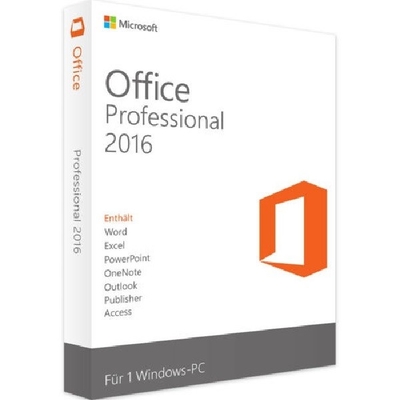 Microsoft Office-Professional 2016 Kleinhandelsdoos