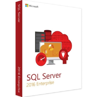 De Kleinhandelsdoos van de Microsoft SQL Server 2016onderneming