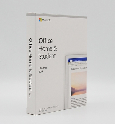 Het Huis van Microsoft Office 2019 van de hoge snelheidsversie en Studentenpkc Kleinhandelsdoos