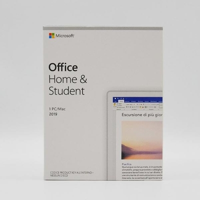 De Media van de hoge snelheidsversie 4.7GB DVD het Huis van Microsoft Office 2019 en Studentenpkc Kleinhandelsdoos