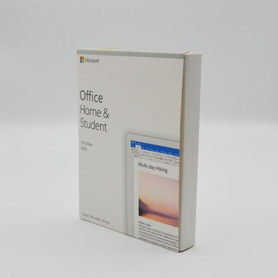 Het Huis van Microsoft Office 2019 van de productcodecode en Studentenpkc Kleinhandelsdoos