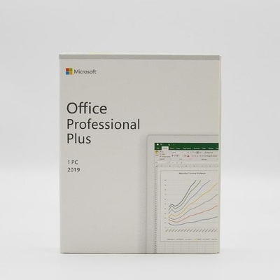 De Media Microsoft Office 2019 van de hoge snelheidsversie 4.7GB DVD de Professionele Kleinhandelsdoos van DVD