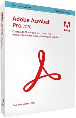 Adobe-Acrobaat Pro 2020 Kleinhandelsdoos